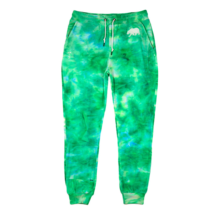 Polar Bear Green Velour Womens Joggers