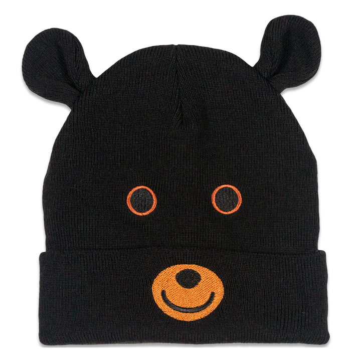 Black Bear Head Beanie