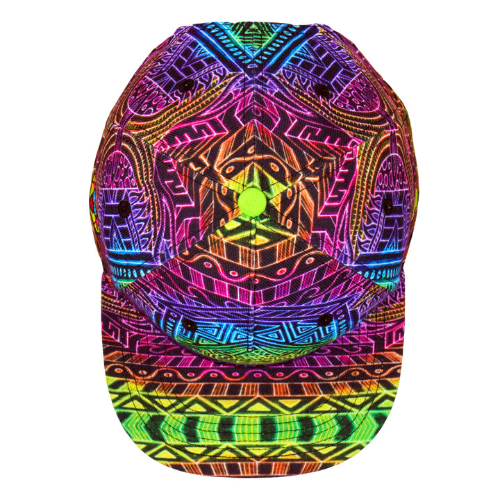 Chris Dyer Heavens Door Rainbow Snapback Hat