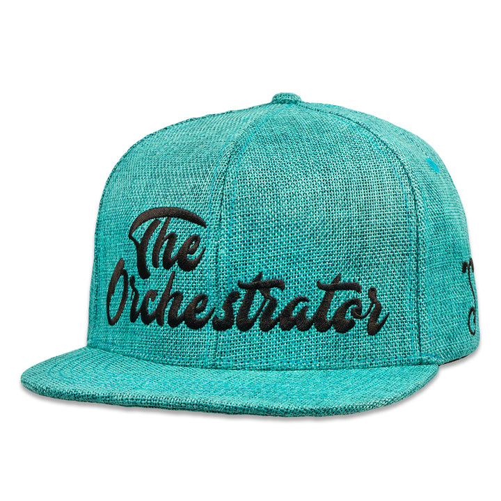 The Orchestrator Aqua Blue Snapback Hat