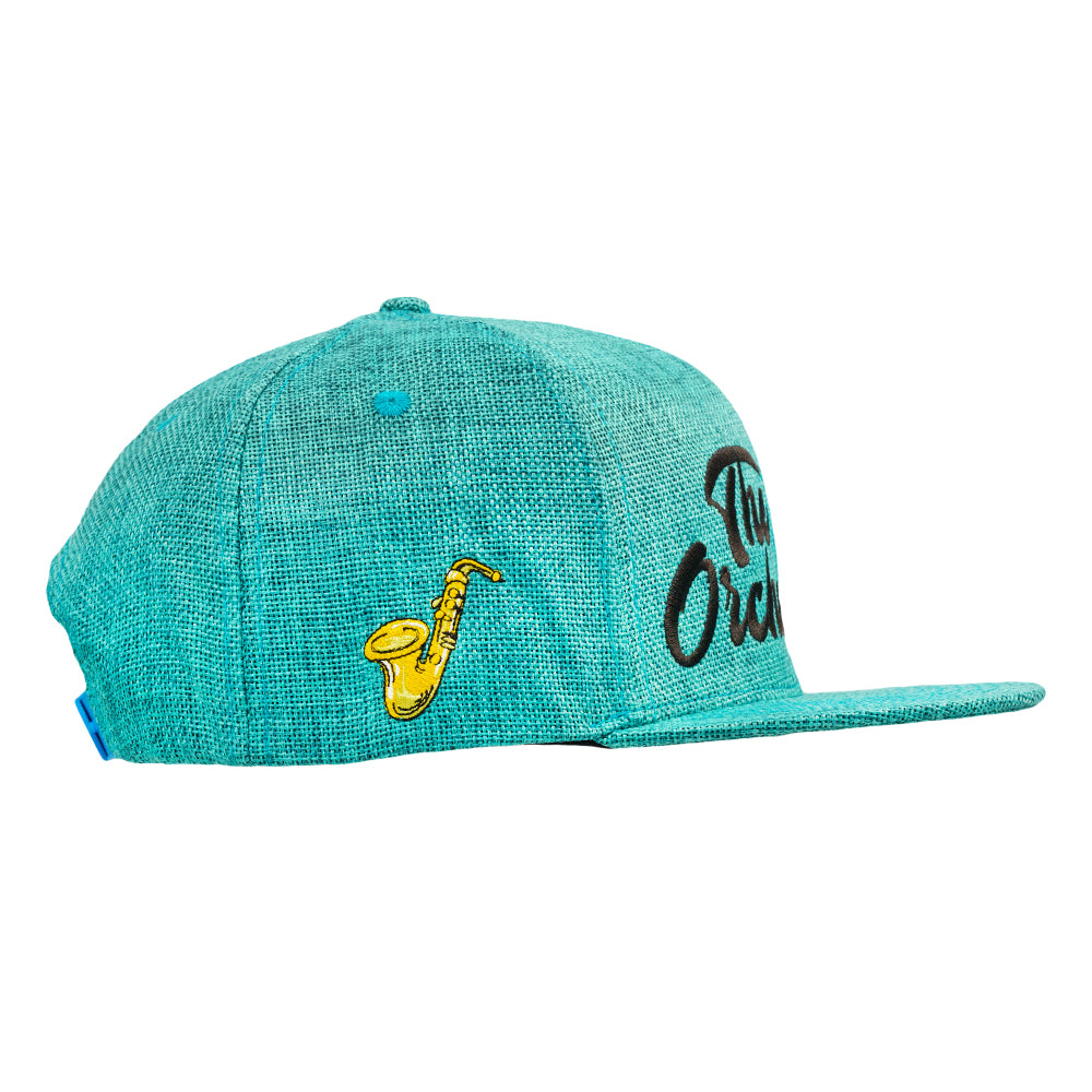 The Orchestrator Aqua Blue Snapback Hat