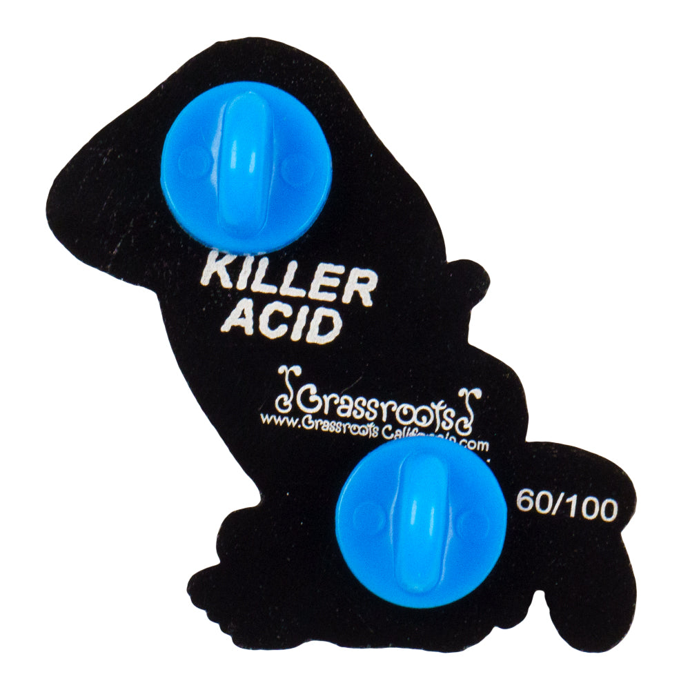 Killer Acid Mushroom Blue Bug Pin