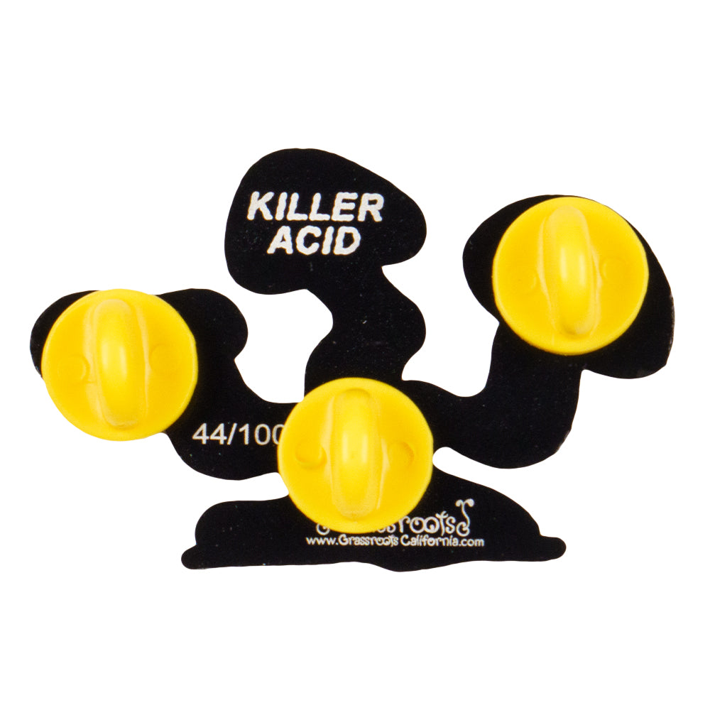 Killer Acid Mushroom Triple Blue Pin