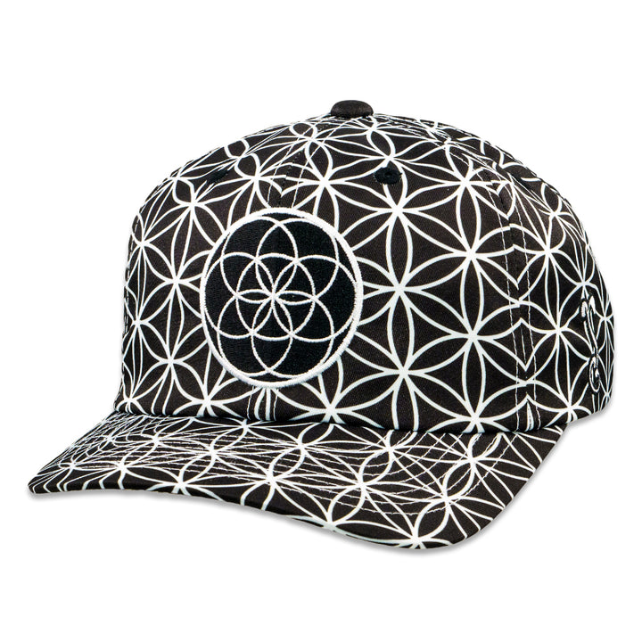 Flower of Life Seed Black Dad Hat