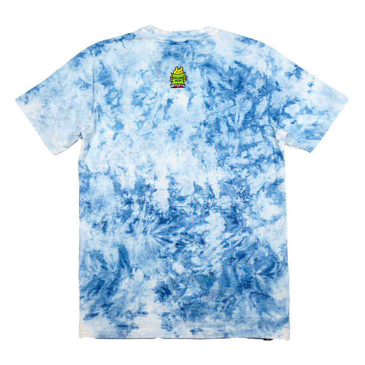 Killer Acid Mushroom Blue Tie Dye T Shirt