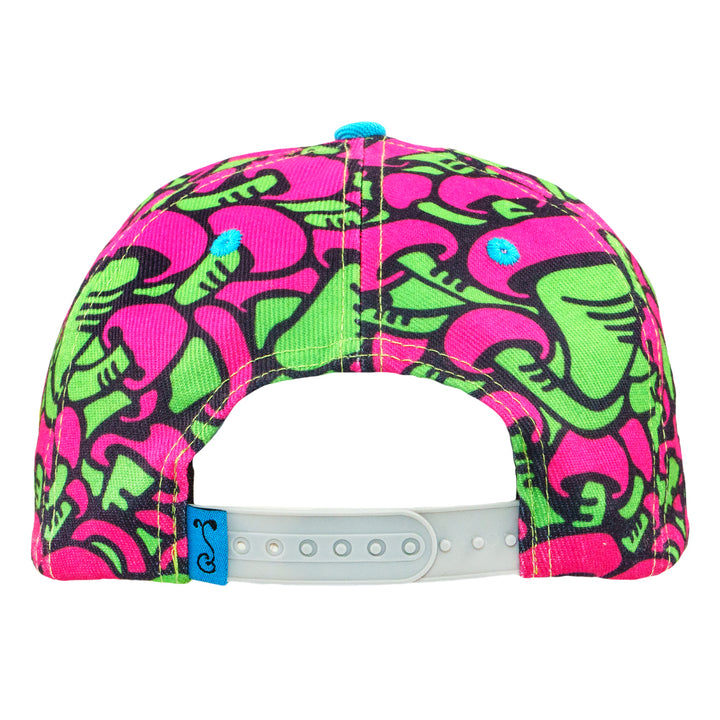 Killer Acid Mushroom Pink Snapback Hat