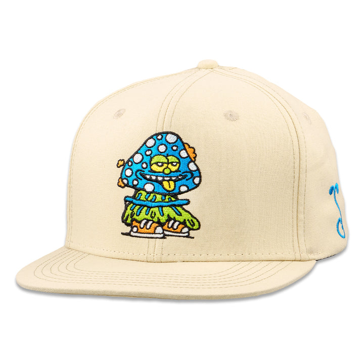 Killer Acid Mushroom Tan Snapback Hat