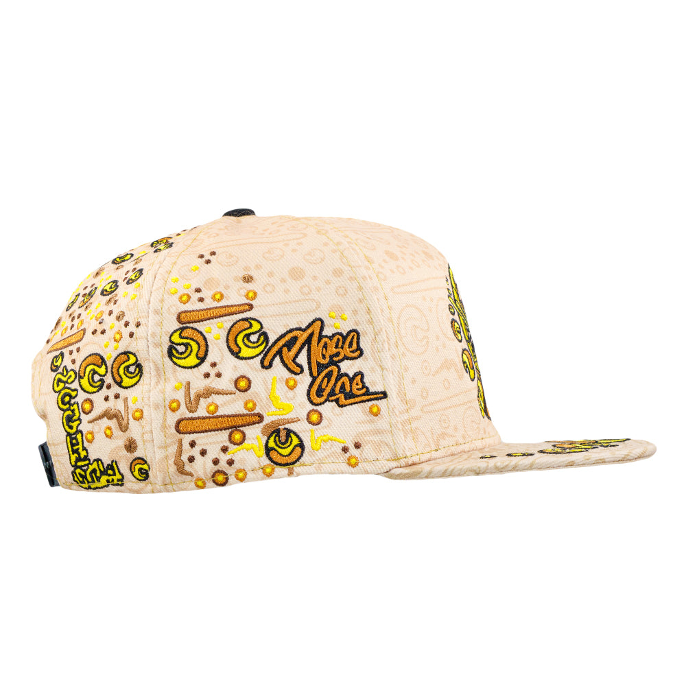 Rose One Tan Snapback Hat