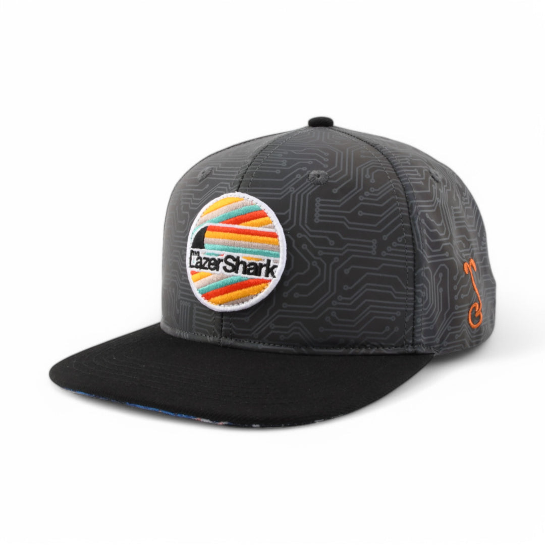 Lazer Shark Circuit Snapback Hat