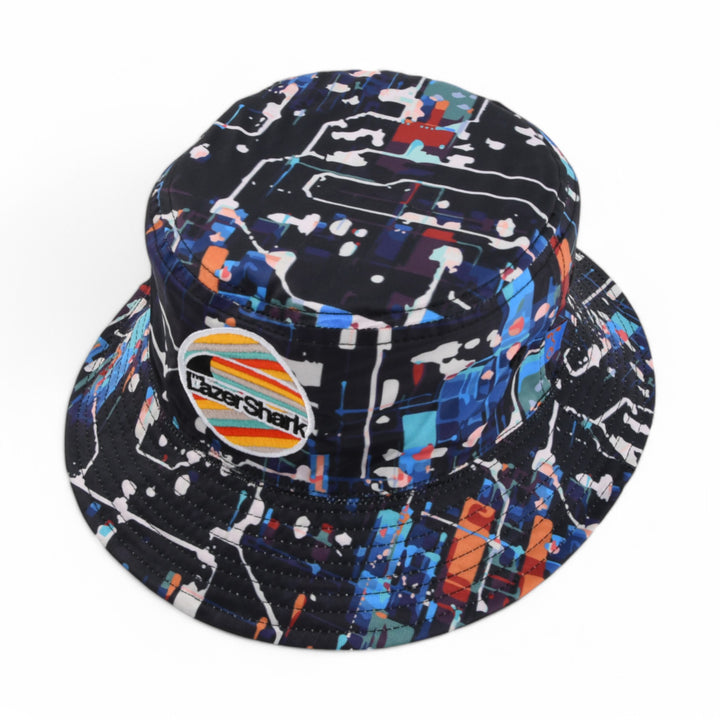 Lazer Shark Circuit Reversible Bucket Hat