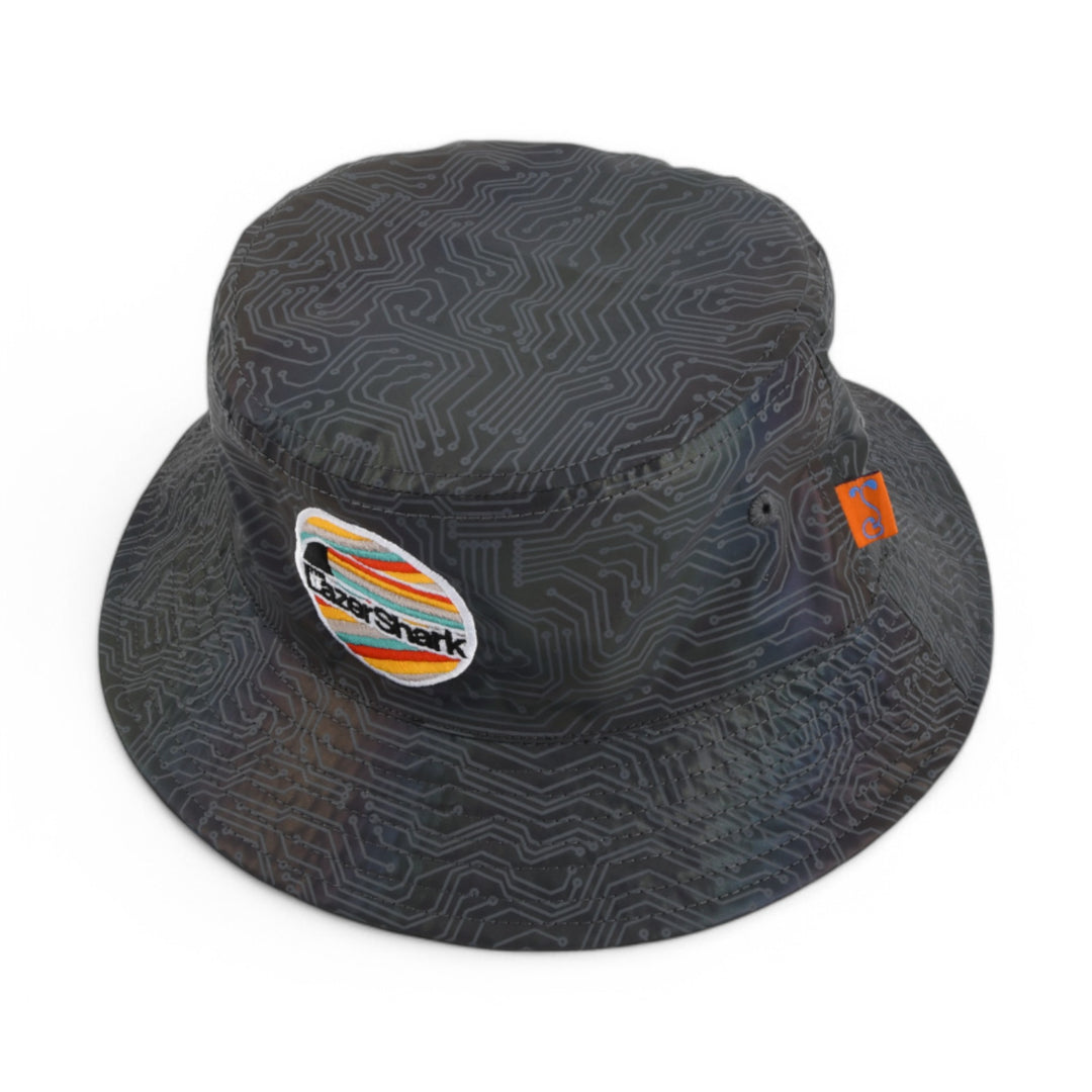 Lazer Shark Circuit Reversible Bucket Hat