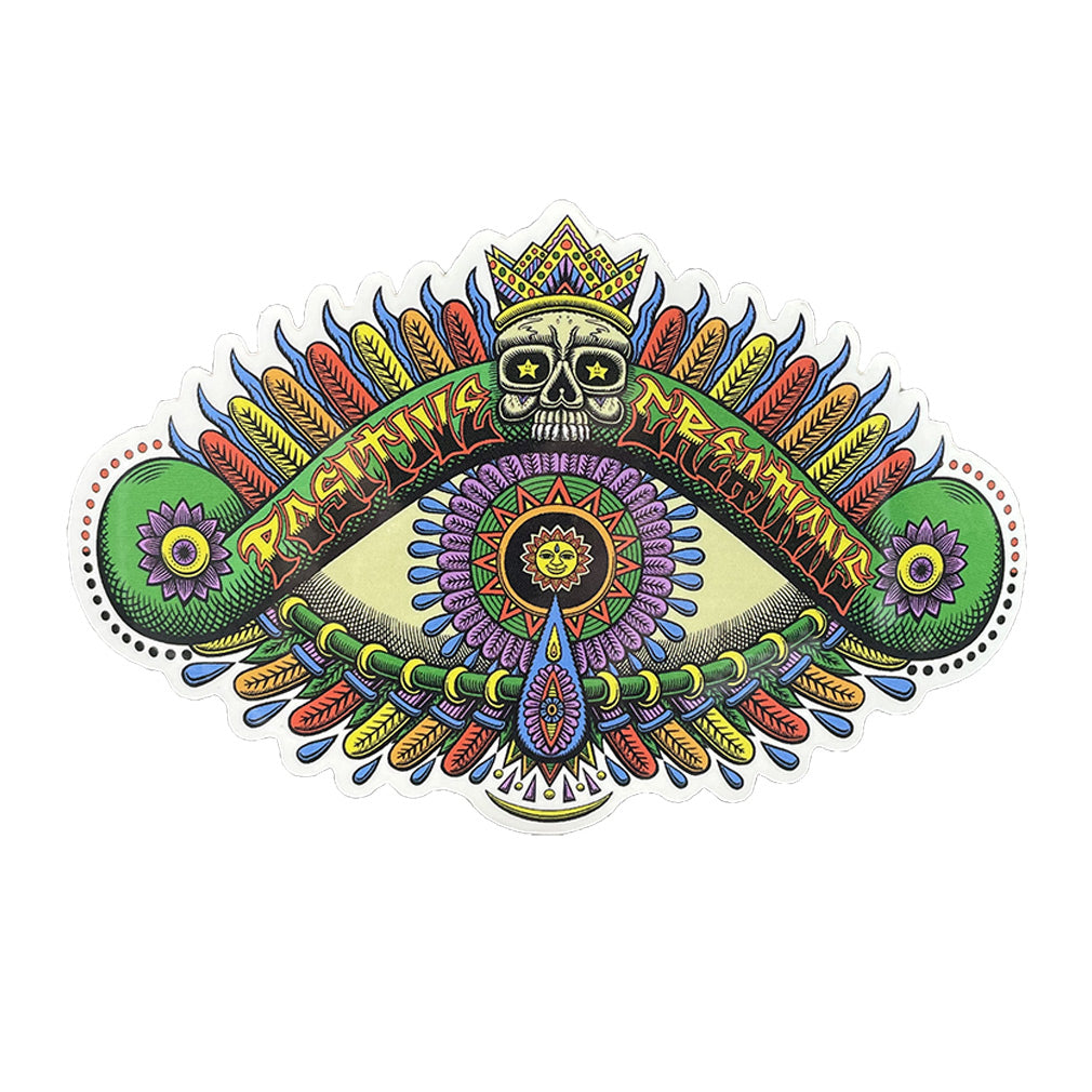 Holographic Positive Eye Sticker