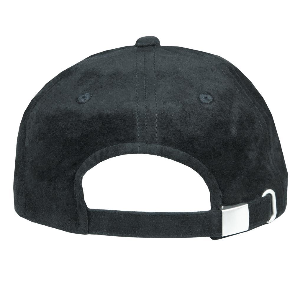 Polar Bear Black Suede Dad Hat