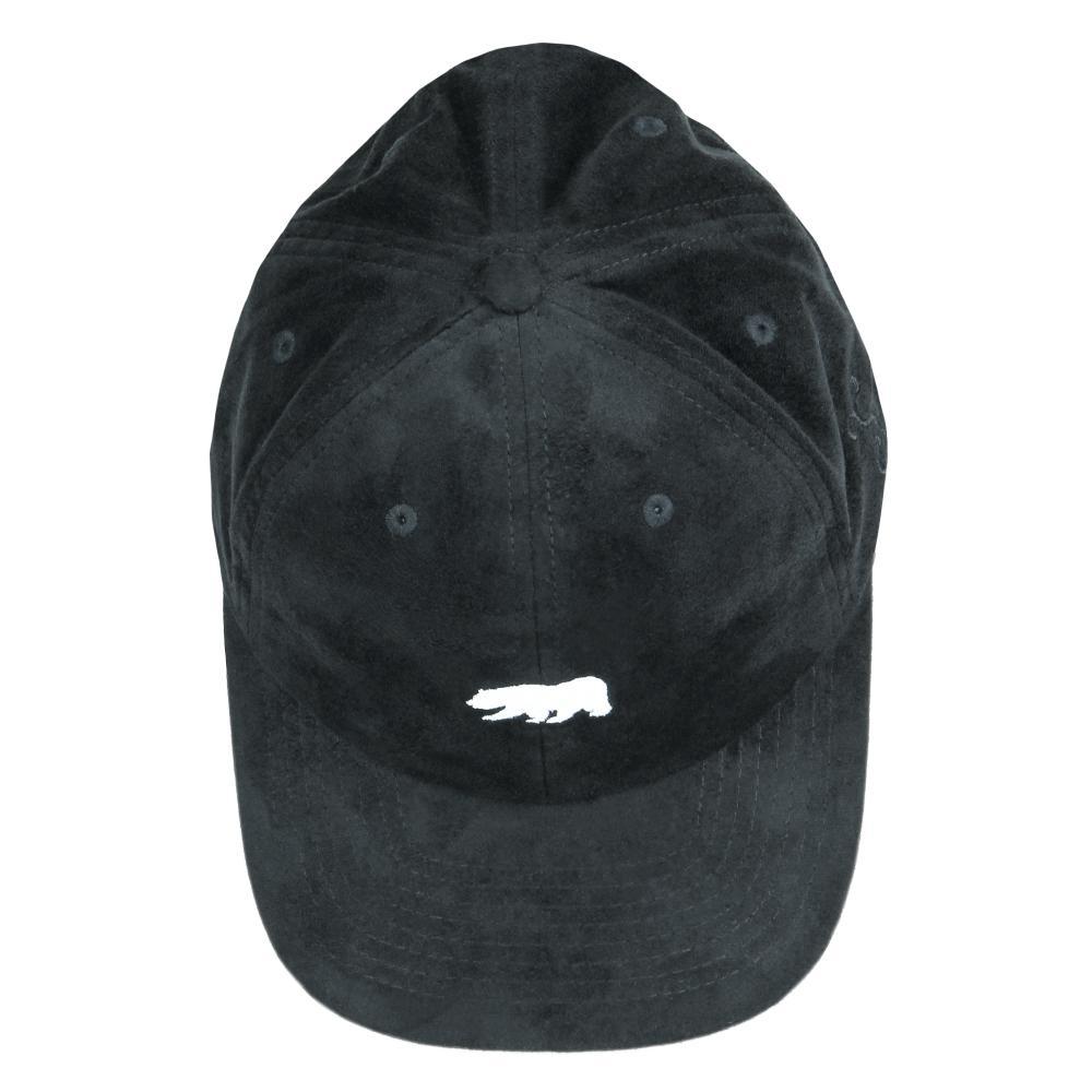 Polar Bear Black Suede Dad Hat