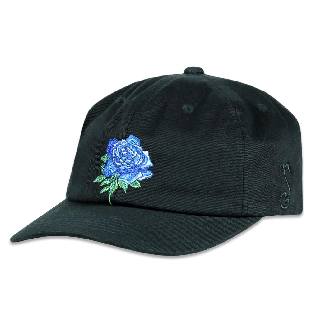 Stanley Mouse Blue Rose Black Dad Hat Grassroots California