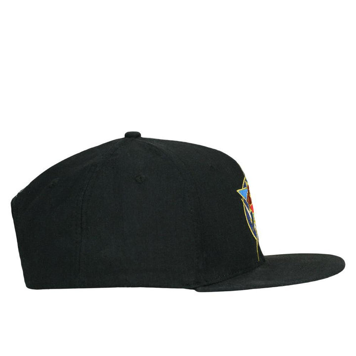 Stanley Mouse Dead Star Black Snapback Hat