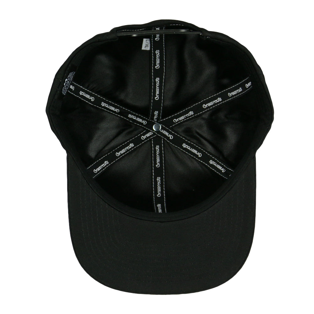 Gorra negra con cierre a presión Dri-Bear Pro Fit Touch of Class