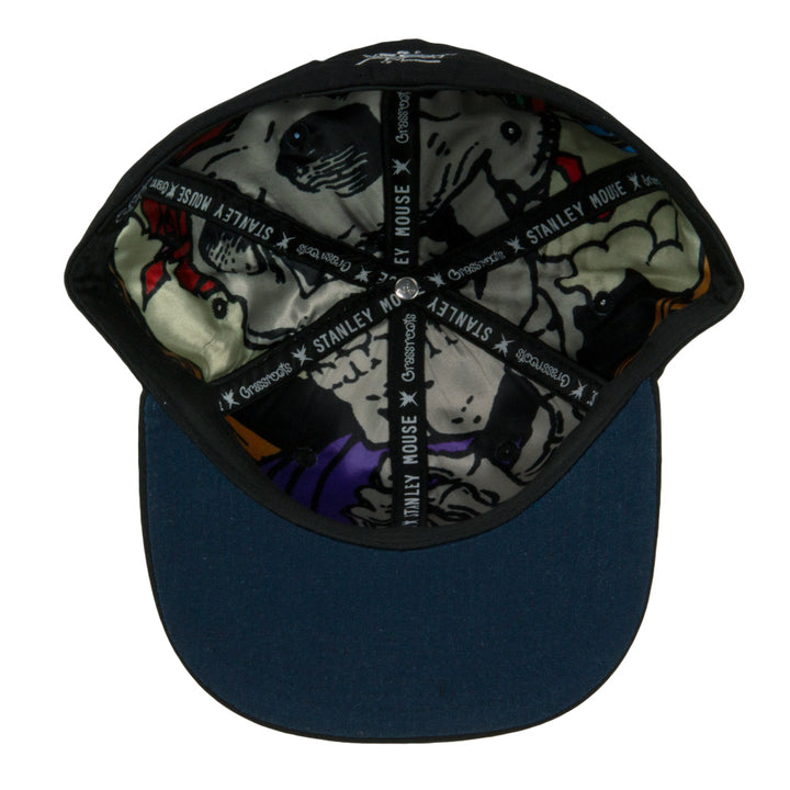 Stanley Mouse Dead Star Black Fitted Hat