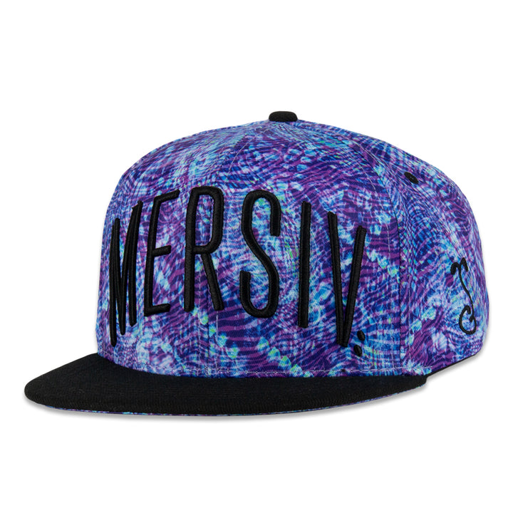 Mersiv Script Purple Snapback Hat