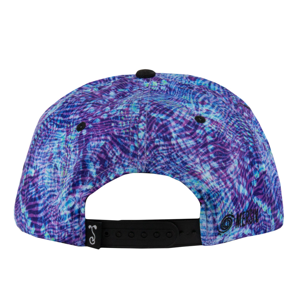 Mersiv Script Purple Snapback Hat