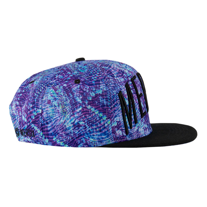 Mersiv Script Purple Snapback Hat