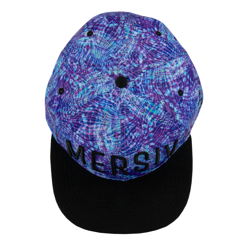 Mersiv Script Purple Snapback Hat