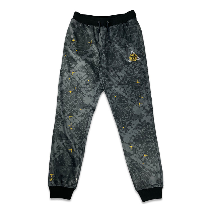 Pantalones deportivos negros Celestial Serpent