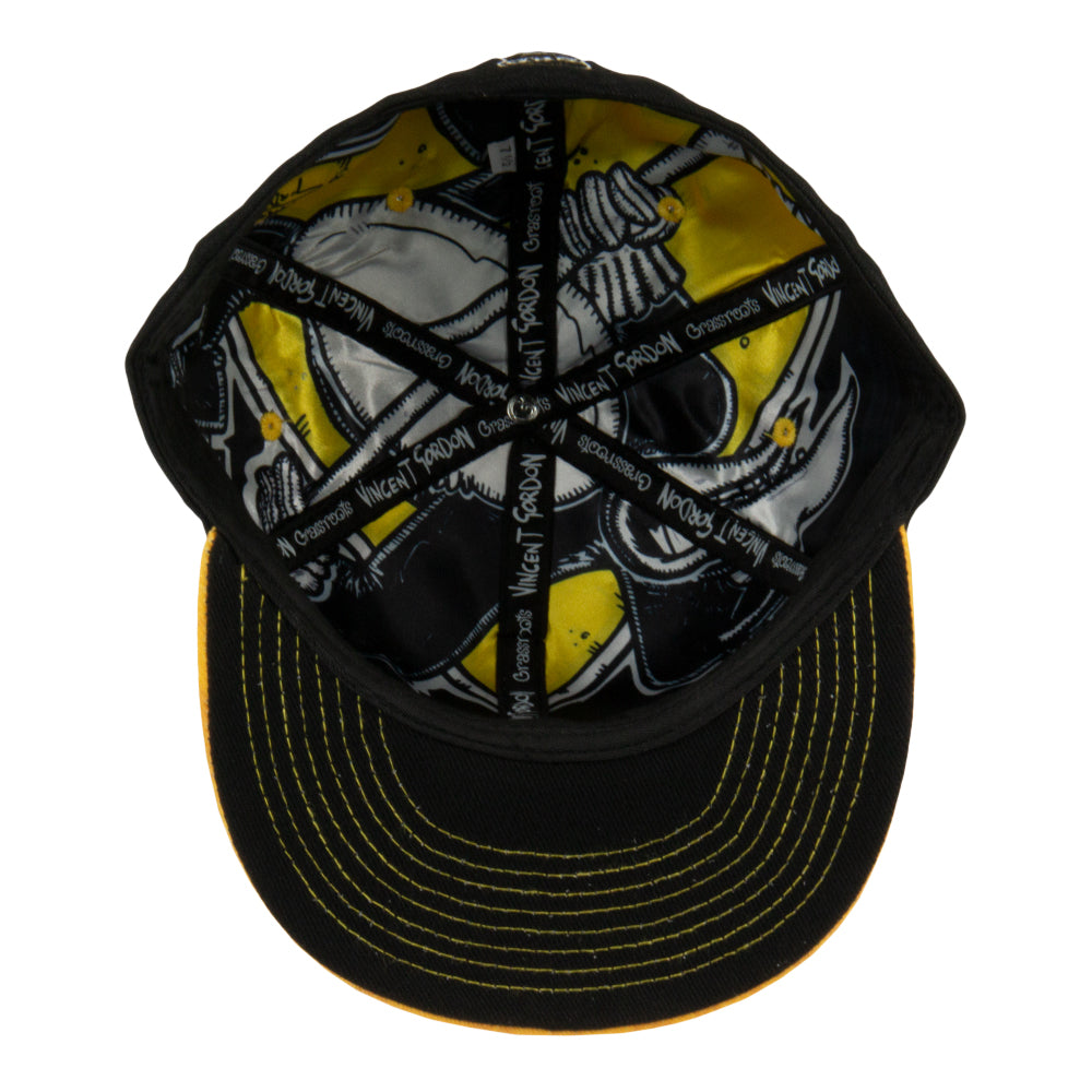 Vincent Gordon Littsburgh Black Fitted – Grassroots Hat California