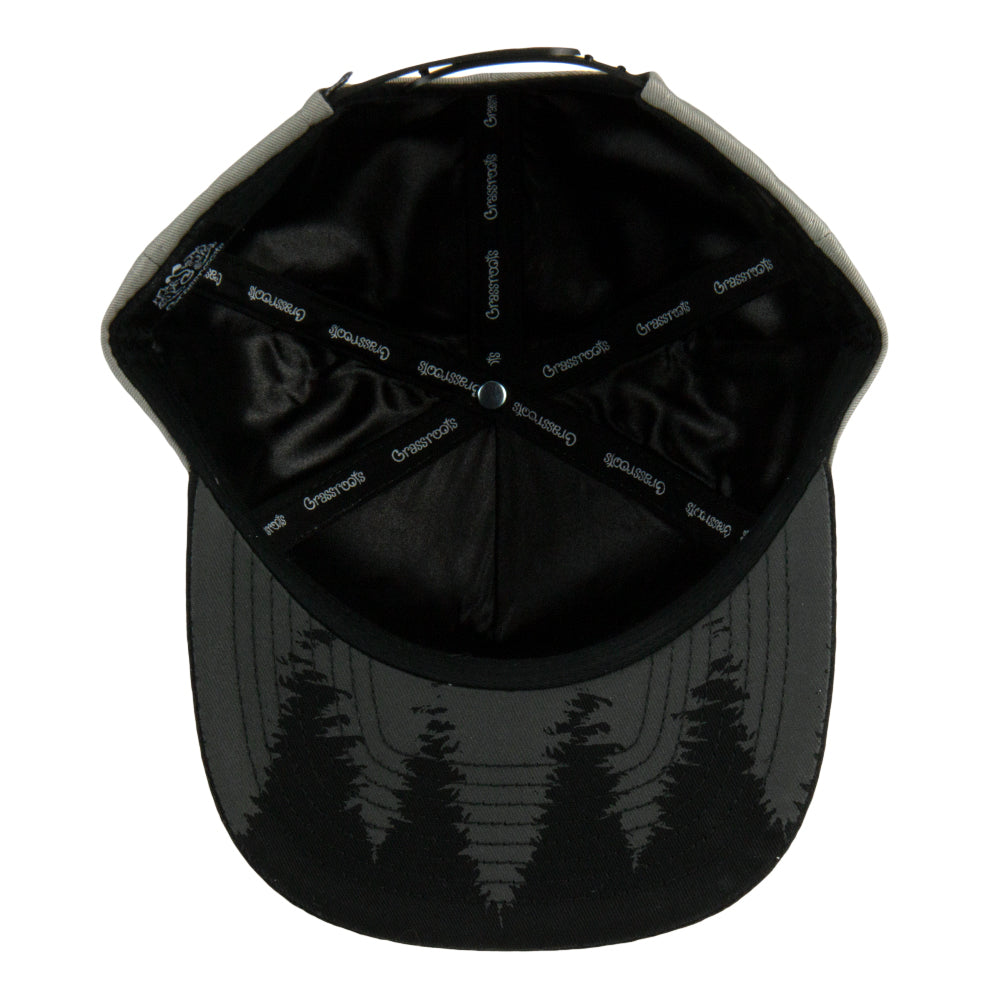 Bear Paw Gray Kids Snapback Hat