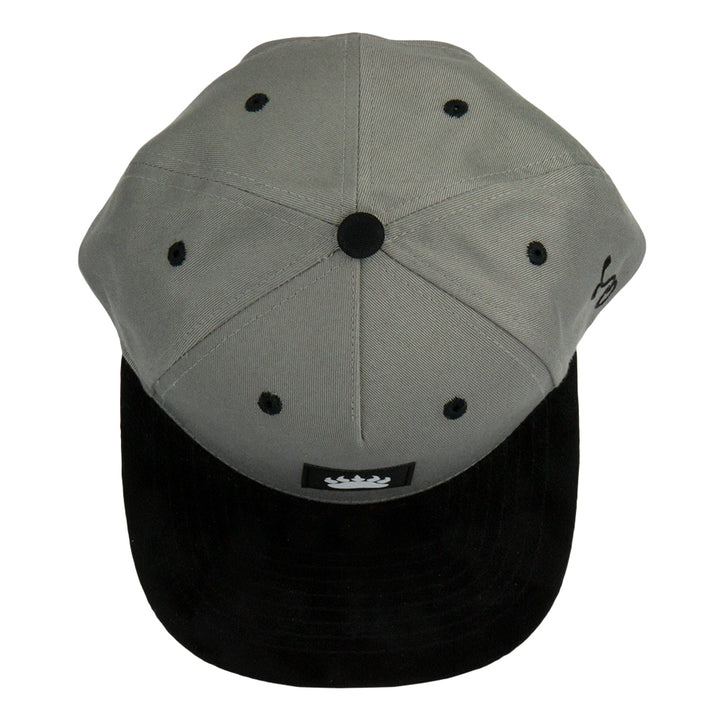 Bear Paw Gray Kids Snapback Hat