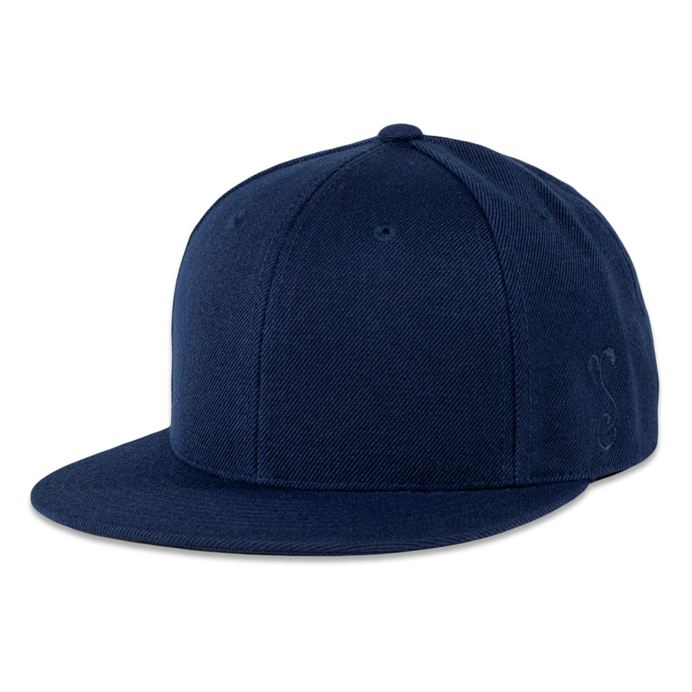 Touch of Class Navy Fitted Hat Navy / Fitted / 7 3/4
