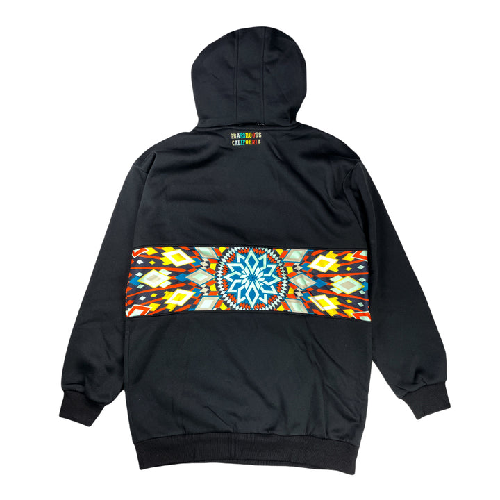 Sudadera con capucha negra alta San Pedro Del Sol V3