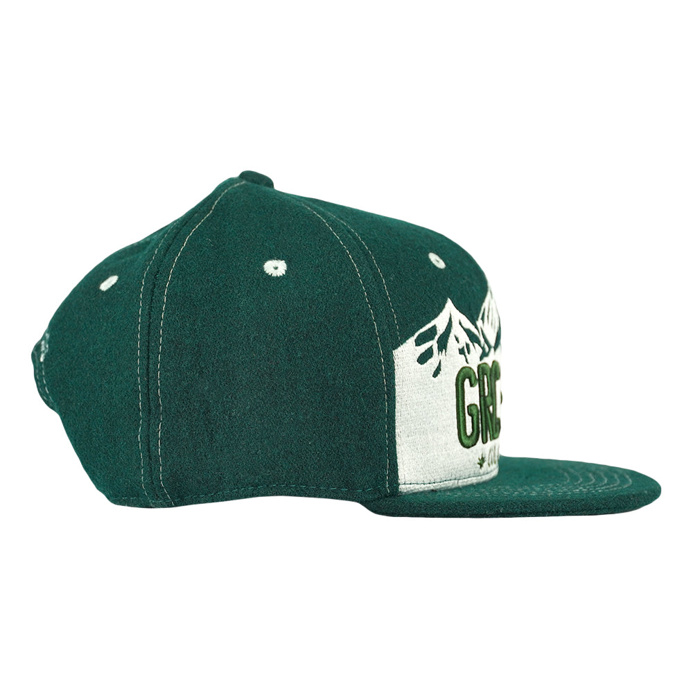 GRC 710 Native Plates Green Snapback Hat