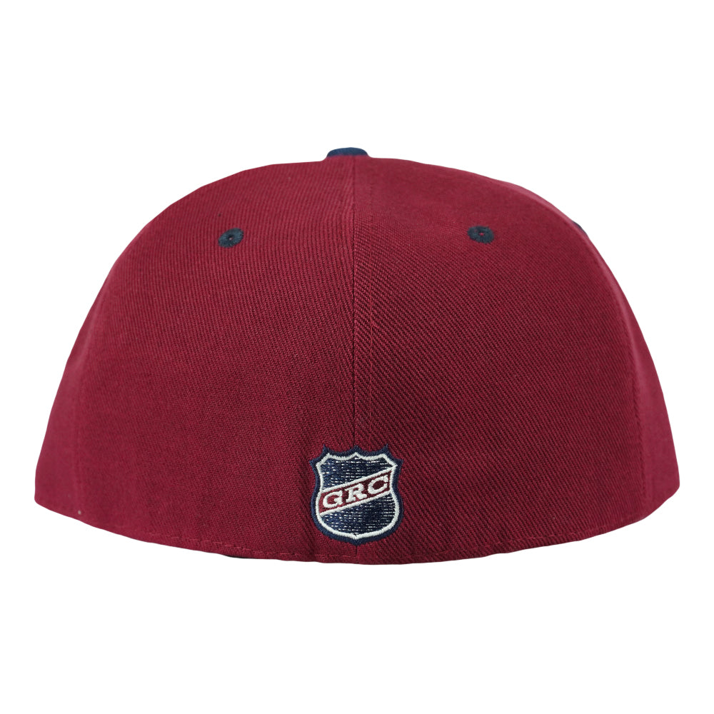 Vincent Gordon Cannarado Maroon Fitted Hat