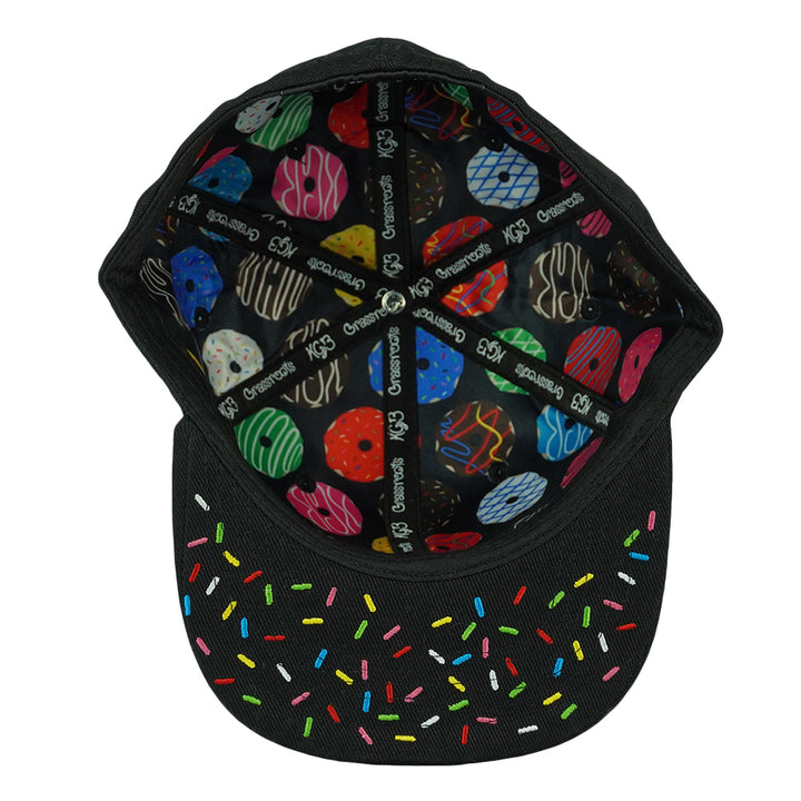 KGB Glass Decade of Donuts Black Fitted Hat