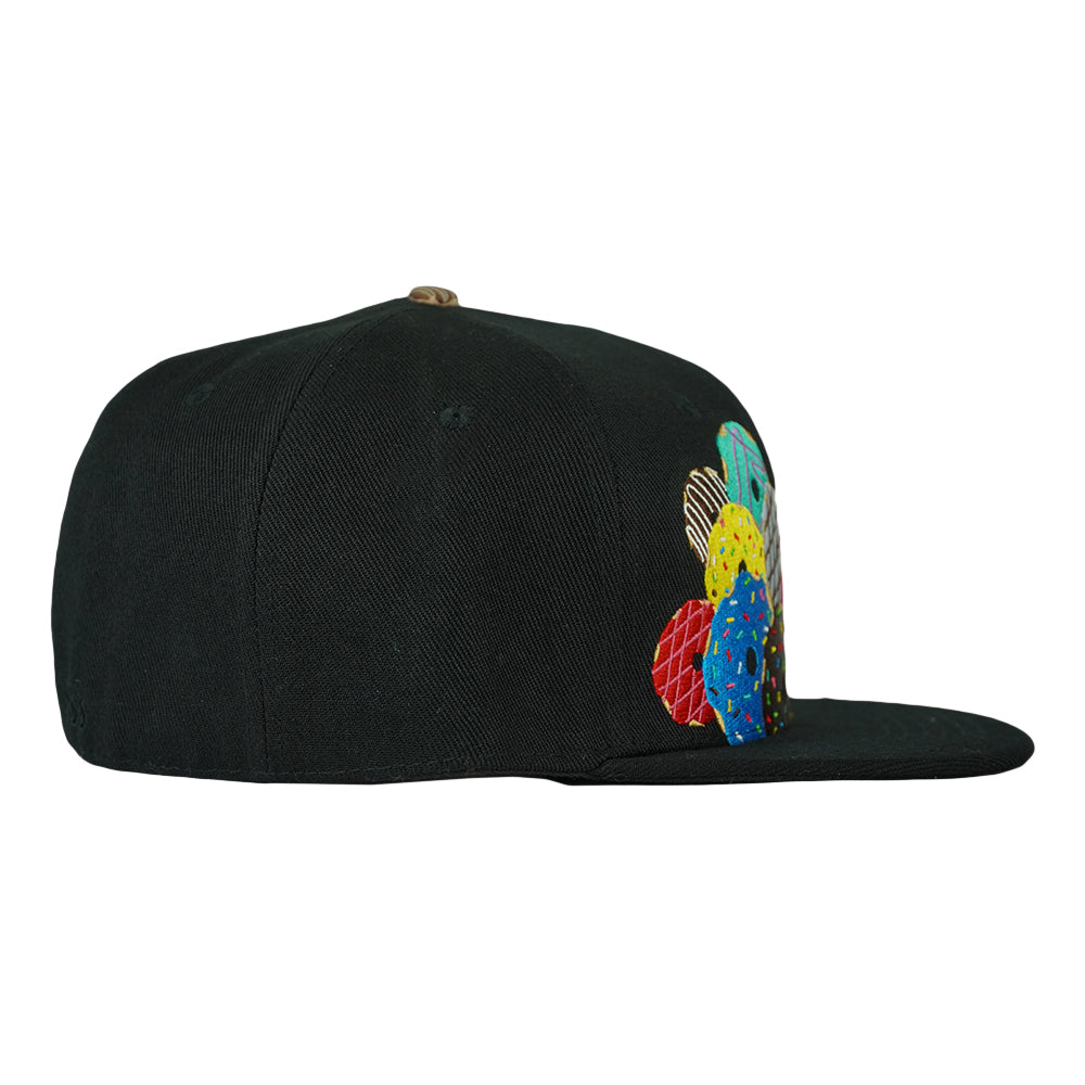 KGB Glass Decade of Donuts Black Fitted Hat