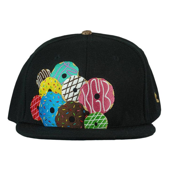 KGB Glass Decade of Donuts Black Fitted Hat