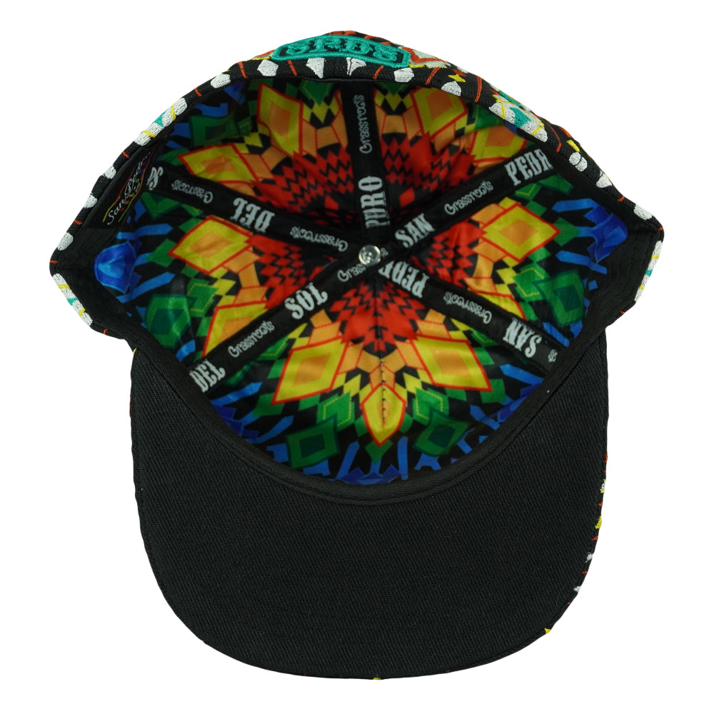 San Pedro Del Sol V3 Black Fitted Hat