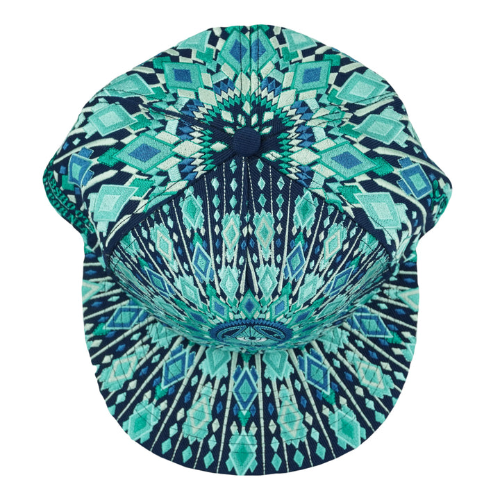 San Pedro Del Sol V3 Teal Fitted Hat