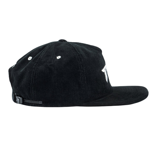 1KC  CORDUROY BASEBALL HAT - BLACK - Westside Storey