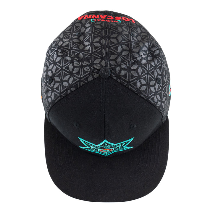 Los Canna Geo Black Snapback Hat