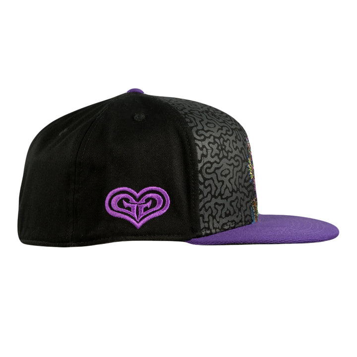 Chris Dyer Galaktic Gang Purple Fitted Hat