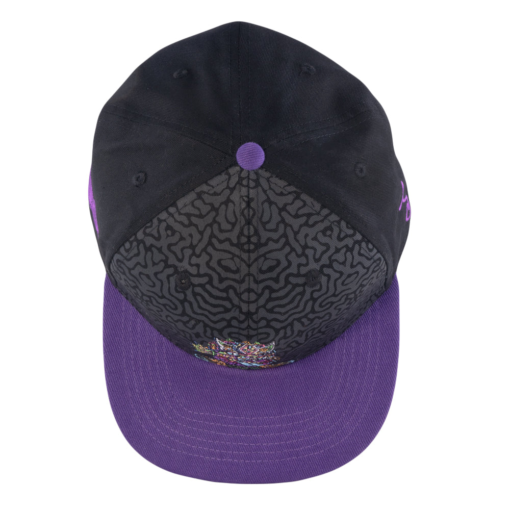 Gorra ajustada violeta Galaktic Gang de Chris Dyer