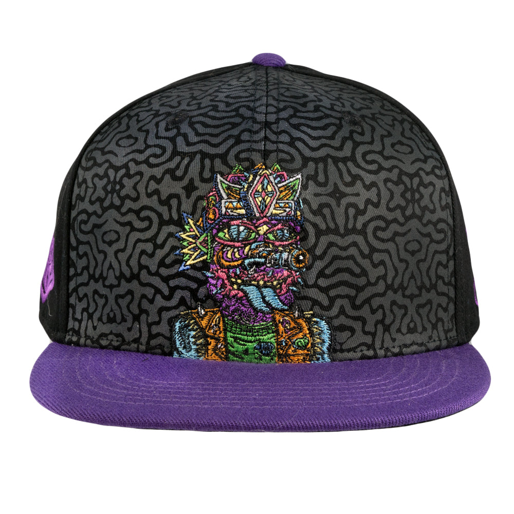 Gorra ajustada violeta Galaktic Gang de Chris Dyer