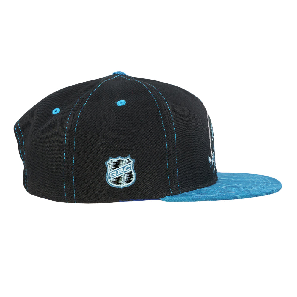 Vincent Gordon Ganja Bay Black Snapback Hat