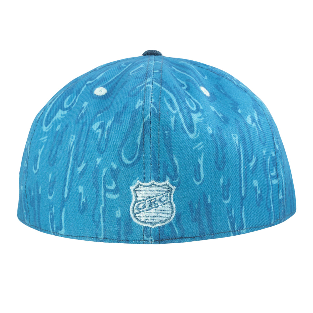 Vincent Gordon Ganja Bay Blue Fitted Hat