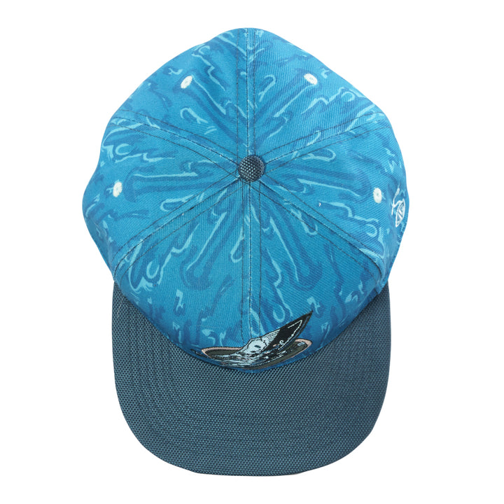 Vincent Gordon Ganja Bay Blue Fitted Hat