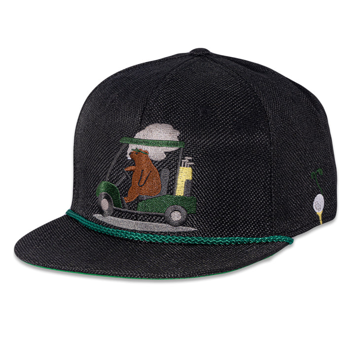 Gorra ajustada negra Bogey Bear