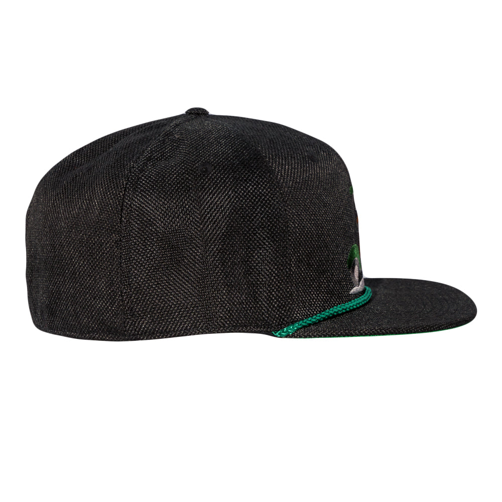 Gorra ajustada negra Bogey Bear