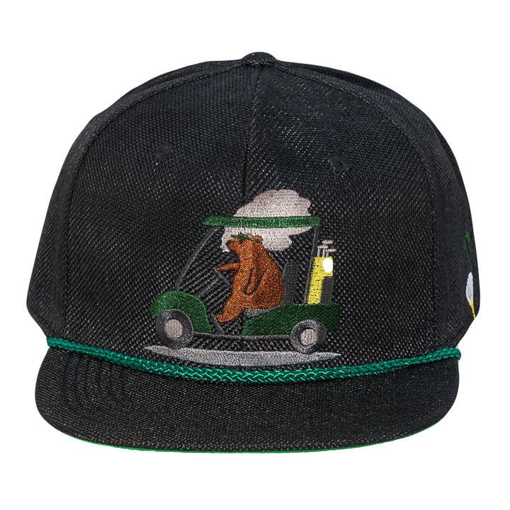 Gorra ajustada negra Bogey Bear